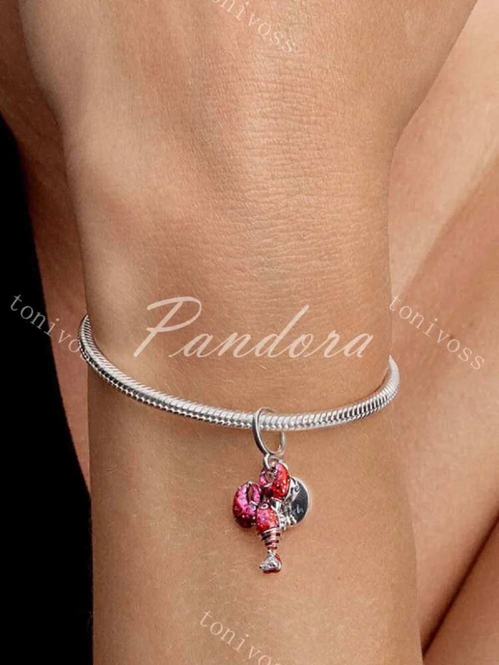Pandora Lobster Dangle Charm